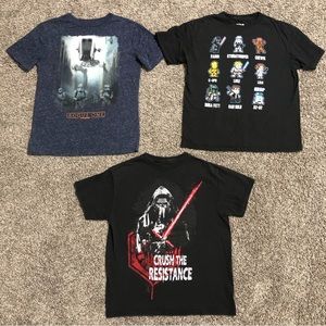 3 Star Wars short sleeve t-shirts sz S
